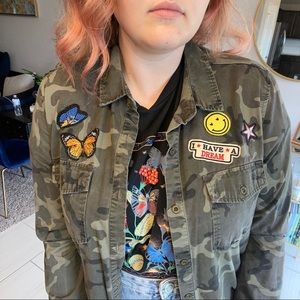 Camo Patched Jacket🏕